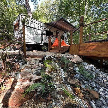 Secluded Rv With Private Hot Tub Apartment Rutherfordton ภายนอก รูปภาพ