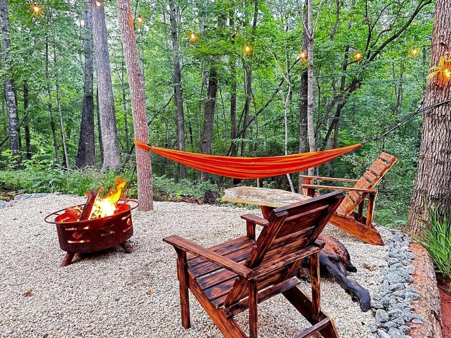 Secluded Rv With Private Hot Tub Apartment Rutherfordton ภายนอก รูปภาพ